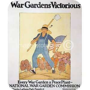   VictorioUS WW1 US Vintage Propaganda MOUSE PAD
