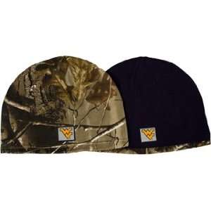  WVU Reversible Camo Navy Beanie