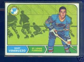 1968 69 TOPPS #119 GARY VENERUZZO BLUES NRMINT+  