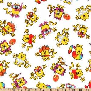   Wow Wubbzy Dress Up White Fabric By The Yard Arts, Crafts & Sewing