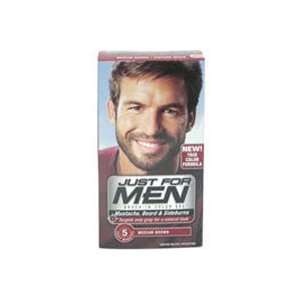 Just For Men Brush In Mustache, Beard and Sideburns, Medium Brown 