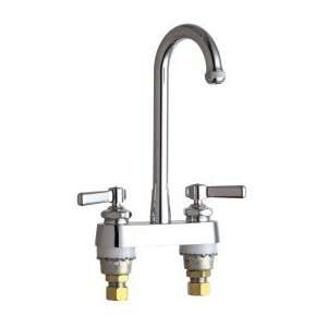 Chicago Faucets 895 RGD1E1CP Chrome Food Service Deck Mounted Two Hole 