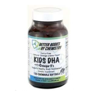 Better Bodies Kids Dha Omega 3s, Natural Orange Creme Flavor 