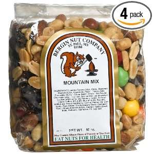 Bergin Nut Company Mountain Mix, 16 Ounce Bags (Pack of 4)  