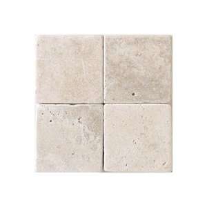  Tumbled Natural Stone 1 Field Tile Baja Cream 6x6in