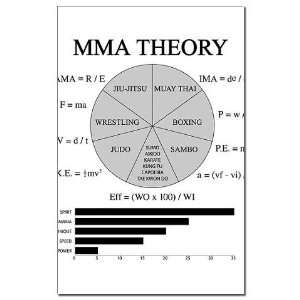 VALOR MMA Theory Sports Mini Poster Print by  
