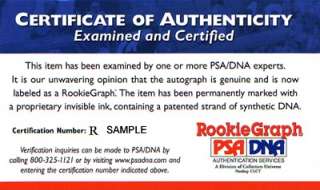   AUTOGRAPHED SIGNED MLB BASEBALL ROOKIEGRAPH PSA/DNA MARINERS  