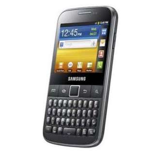 Samsung Galaxy Y Pro B5510 Black Android New Unlocked Sim Free 