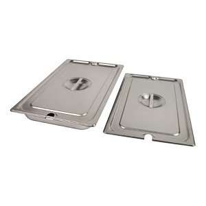   Flat Notched Lid   Stainless Steel   Vollrath 94100