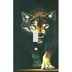  Stalking Wolf Decorative Switchplate Cover