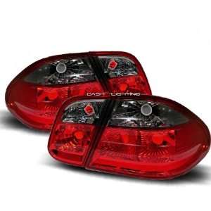  98 03 Mercedes Benz W208 Tail Lights   Red Smoke 