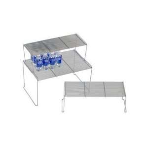    The Container Store Flat Wire Stacking Shelf