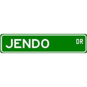 Jendo Street Sign ~ Martial Arts Gift ~ Aluminum  Sports 