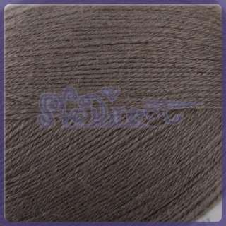 Skein Ball Cashmere Knitting Weaving Wool Yarn Coffee  