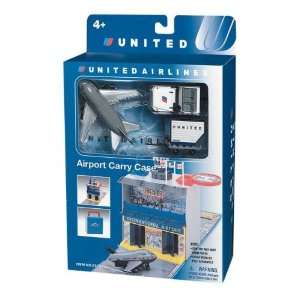  United Airlines City Airport & Carrying Case Toys & Games