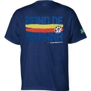  Spain Soccer 2010 World Cup Pride T Shirt Sports 