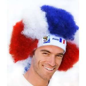  2010 FIFA World Cup South AfricaTM Afro Wig for France 