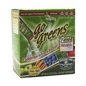  Healthy To Go Go Greens   Green Apple   24 ea Health 