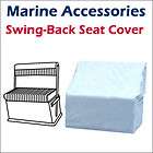   Pontoon boat Waterproof Swing Back Seat Cover 20Dx 36W x 36H white