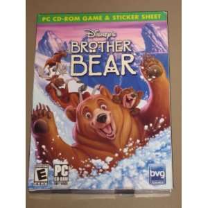  Disneys Brother Bear   PC CD ROM & Sticker Sheet 