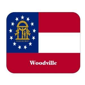  US State Flag   Woodville, Georgia (GA) Mouse Pad 