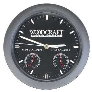  Woodshop Clock With Thermometer And Hygrometer