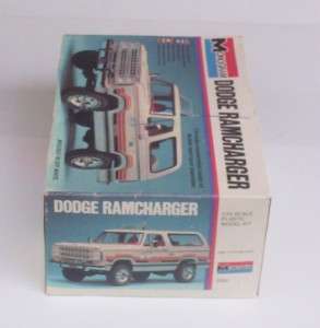 4x4 Dodge Ramcharger SUV VINTAGE Monogram 124 Opened  