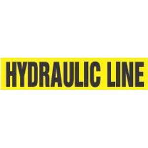 HYDRAULIC LINE   Self Stick Pipe Markers   outside diameter 3/4   1 1 
