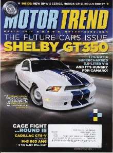 NEW Motor Trend MAGAZINE NOVEMBER 09~NOVEMBER 2010  