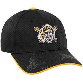 New Era Pittsburgh Pirates ACL 39THIRTY Flex Fit Hat   Black 
