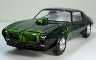 1970 Pontiac Firebird Trans Am Green True fire hardbody slot car 