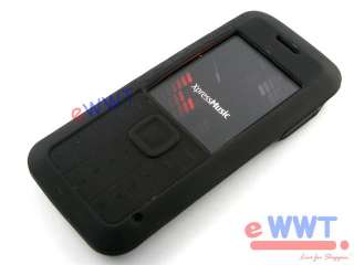 for Nokia 5310 XpressMusic Black Silicon Skin Soft Case  