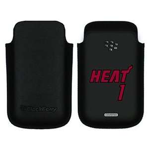 Chris Bosh Heat 1 on BlackBerry Leather Pocket Case 