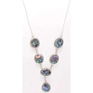 Abalone Necklace   Sterling Silver