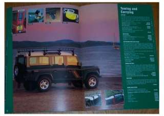 Land Rover Defender Accessories Brochure   NEW   MINT  