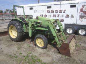 1982 John Deere 950 Tractor with Loader 75 for Parts/Repair 2098hrs 