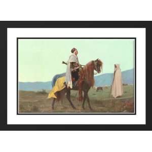 Boulanger, Gustave Clarence Rodolphe 40x28 Framed and Double Matted An 