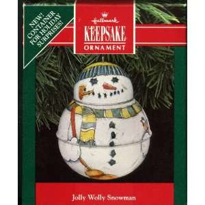   Keepsake Ornament   Jolly Wolly Snowman QX5427
