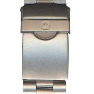 Genuine Wenger Watchband, Battalion Diver, Stainless Steel Metal, 20mm 