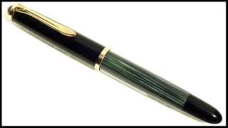 RARE VINTAGE PELIKAN 400 NN GREEN STRIATED   1956  