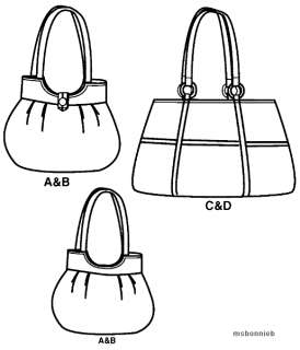   Totes   Bags in 4 Cute Styles   Simplicity 2396 Sewing Pattern  