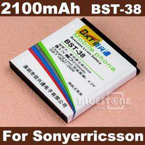 2100mAh Battery BST 38 For Sony Ericsson X10 mini Pro  