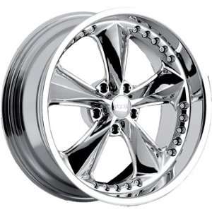 Foose Nitrous 17x8 Chrome Wheel / Rim 5x4.75 with a 0mm Offset and a 