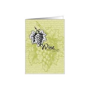  Wine Tasting Invitation (White) Card Health & Personal 