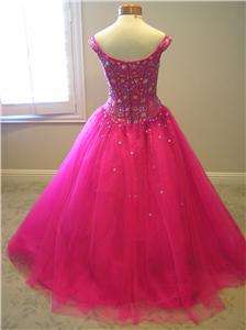NWT Xcite quinceanera prom pageant formal tulle ball gown dress $405 