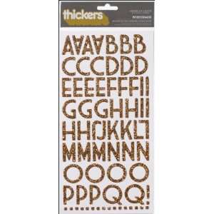    Thickers Glitter Alphabet Sticker, Wisecrack 