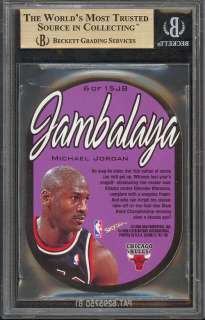 1997 98 SkyBox E X2001 Jambalaya #6 Michael Jordan, BGS 10 PRISTINE 
