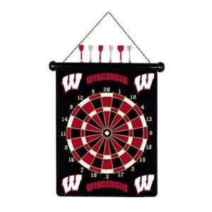 Wisconsin Badgers Magnetic Dart Board Set Sports 