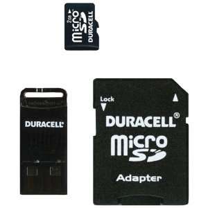  New DURACELL DU 3IN1 02G C MICRO SECURE DIGITAL CARD WITH 