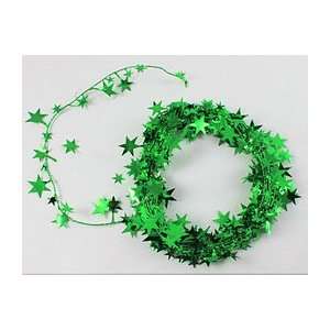  Green Star Wire Garland 